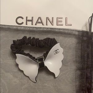 Chanel authentic bow hair tie